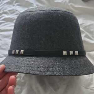 Collection XIIX Charcoal Hat‎ with Studded Black Band